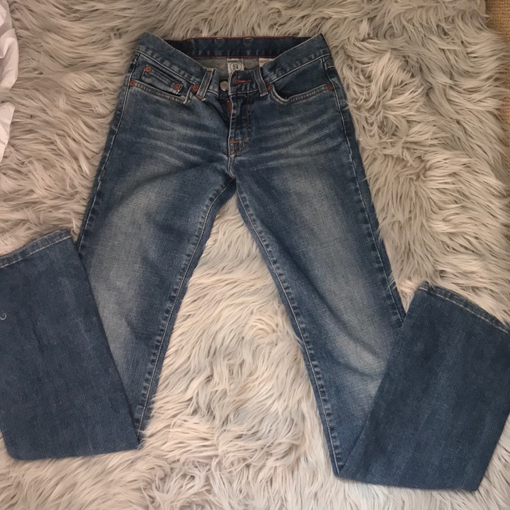 Medium wash Lucky brand boot cut jeans